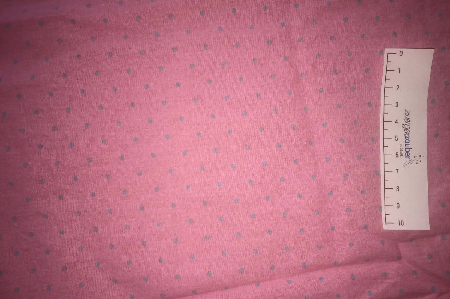 Punkte hellblau rosa Punkte hellblau rosa